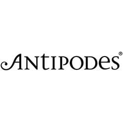 Antipodes logo in black on a white background