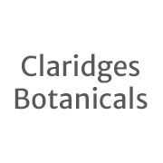 Text 'Claridges Botanicals' on a white background.