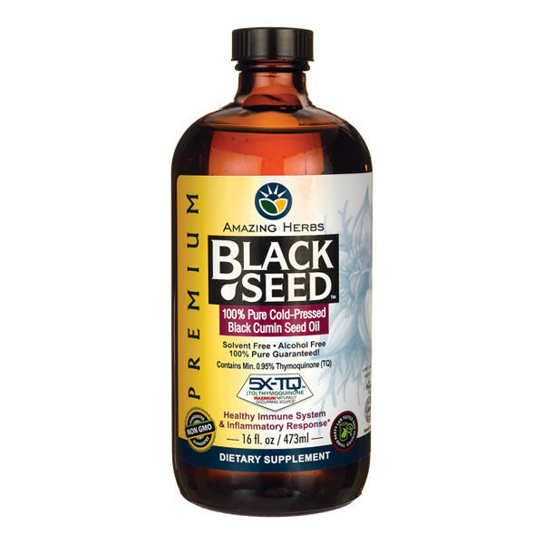100% Pure Cold-Pressed Black Cumin Seed Oil