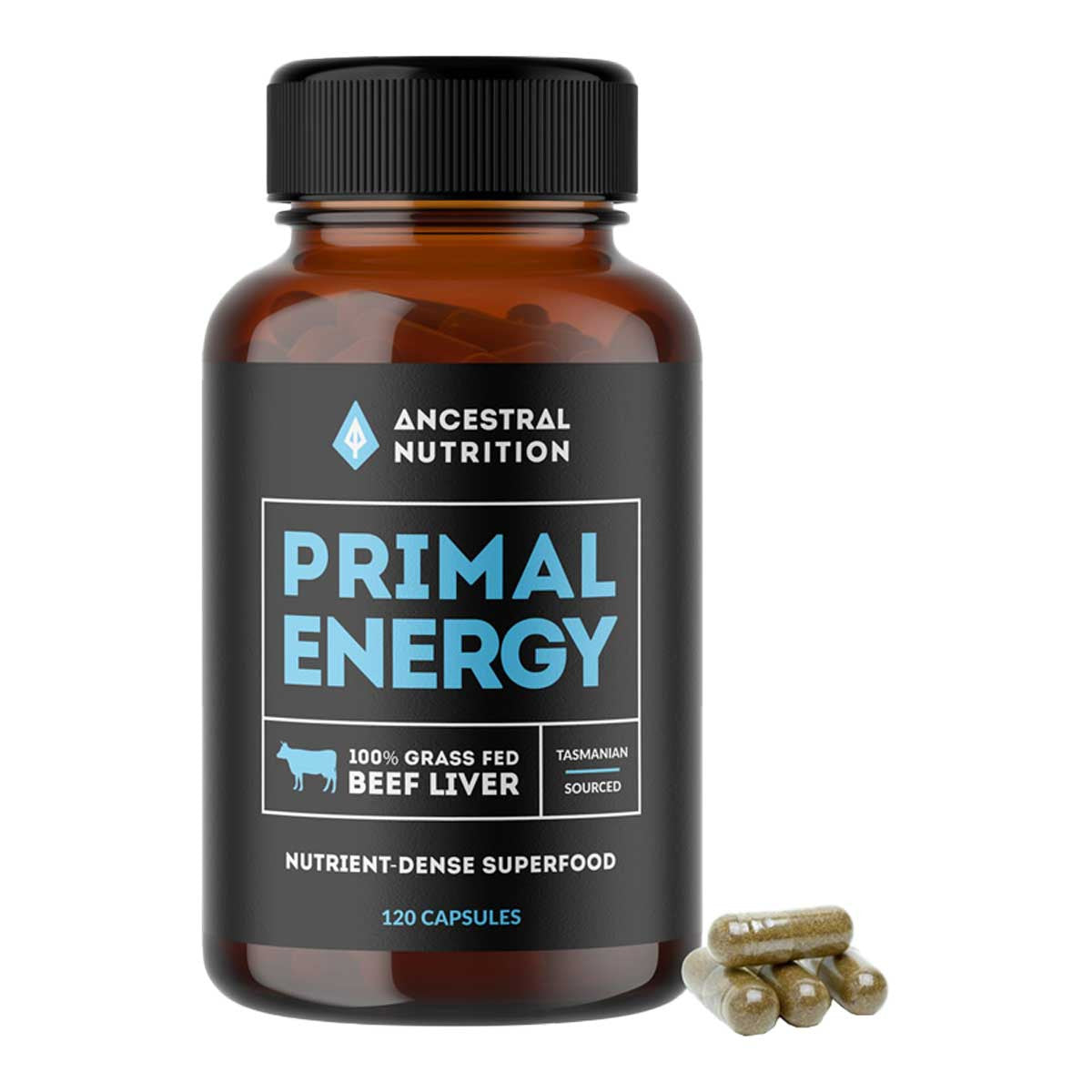 ANCESTRAL NUTRITION Primal Energy 100% Grass Fed Beef Liver _2