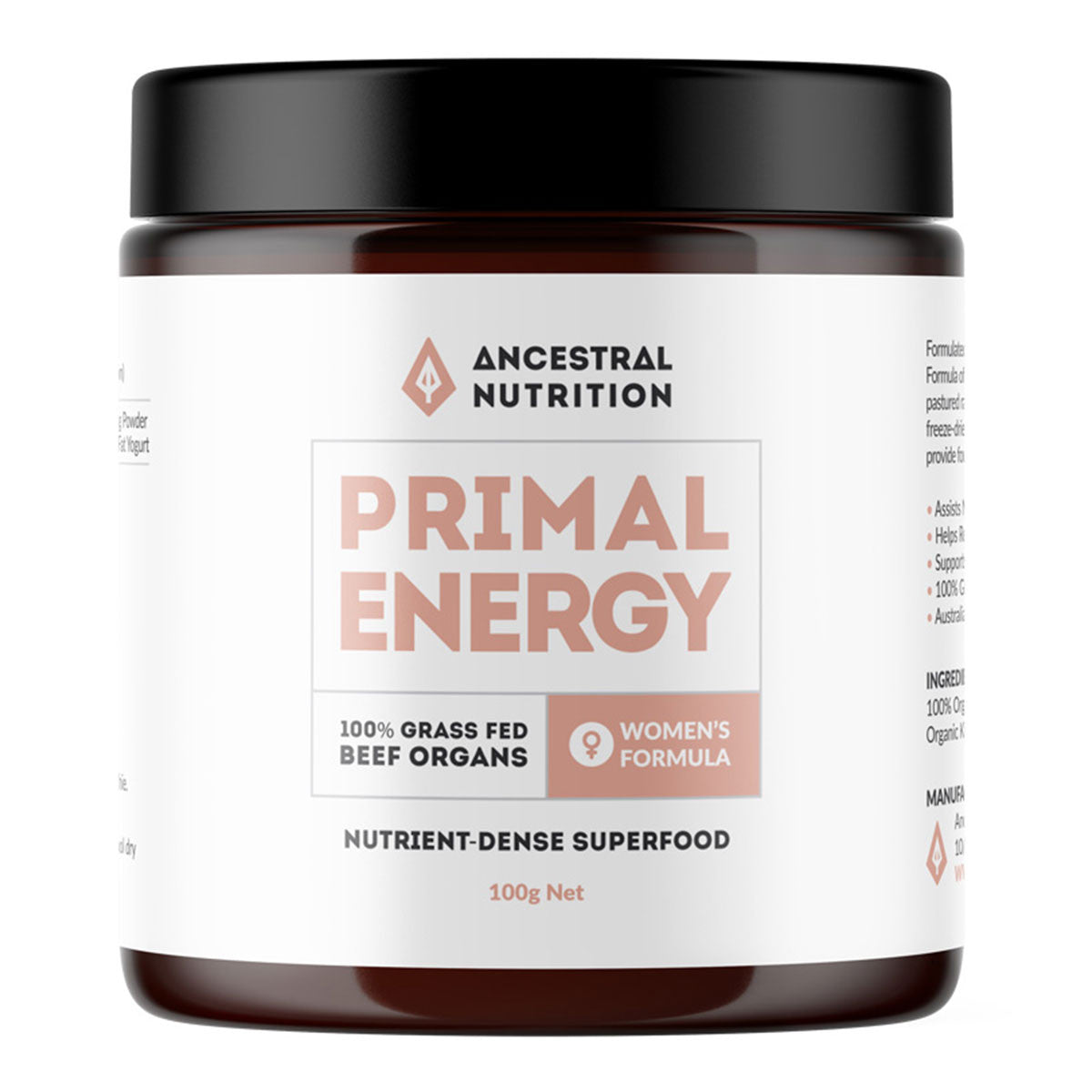 ANCESTRAL NUTRITION Primal Energy Women's Formula Powder _1