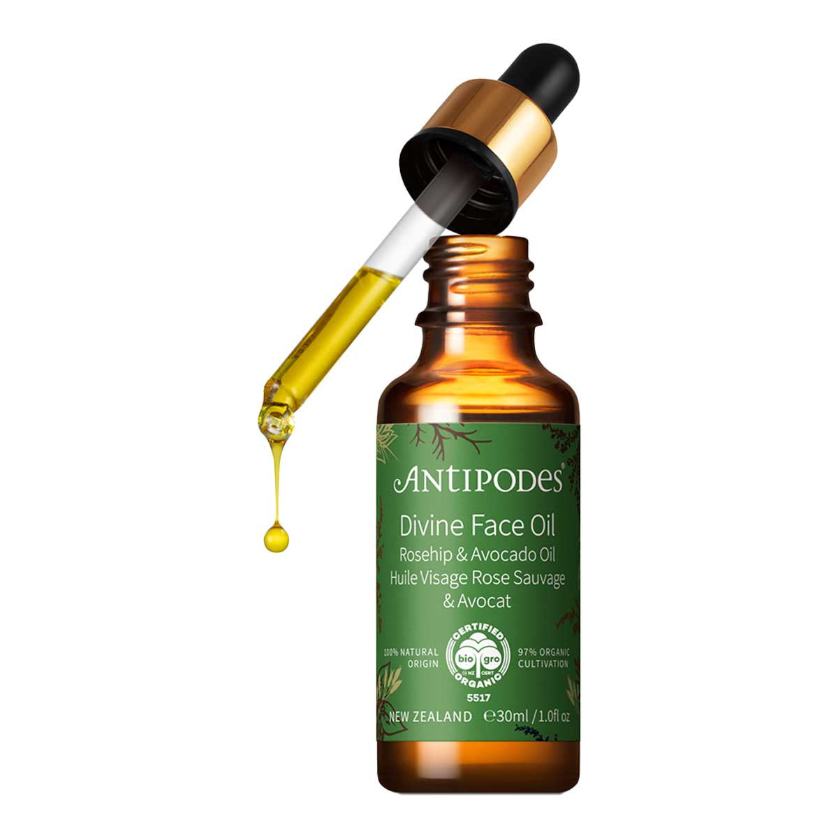 Antipodes Divine Face Oil Rosehip & Avocado Oil _2