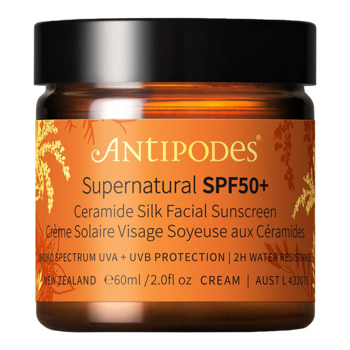 Antipodes Supernatural SPF50+ Ceramide Silk Facial Sunscreen _1