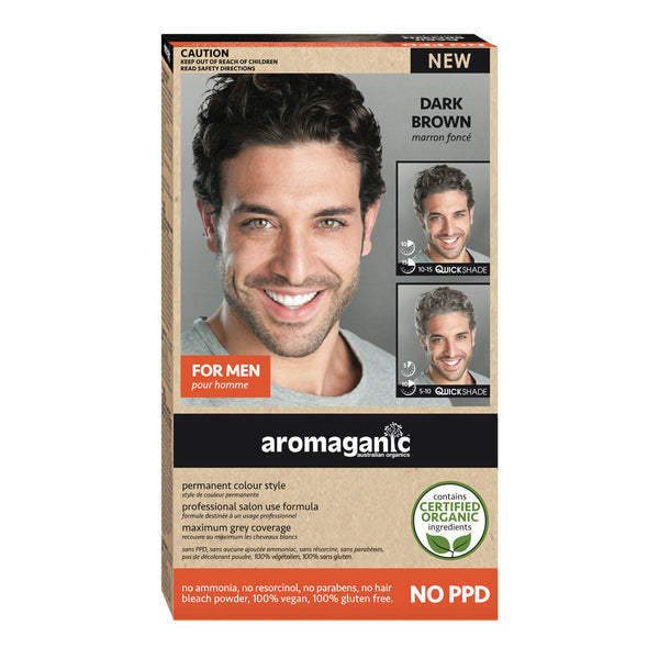 Men's Dark Brown Hair Dye (Natural)