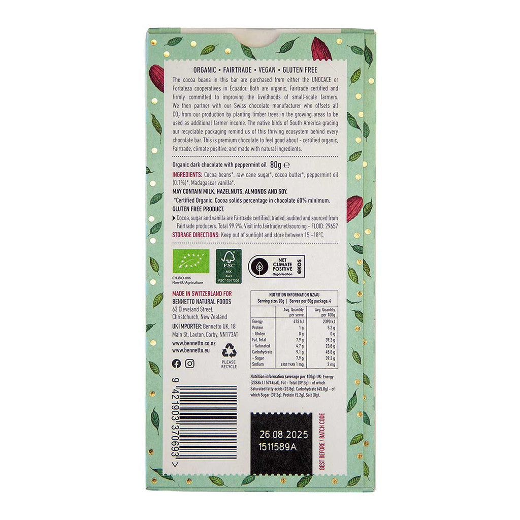 Bennetto Dark Mint Organic Chocolate _2