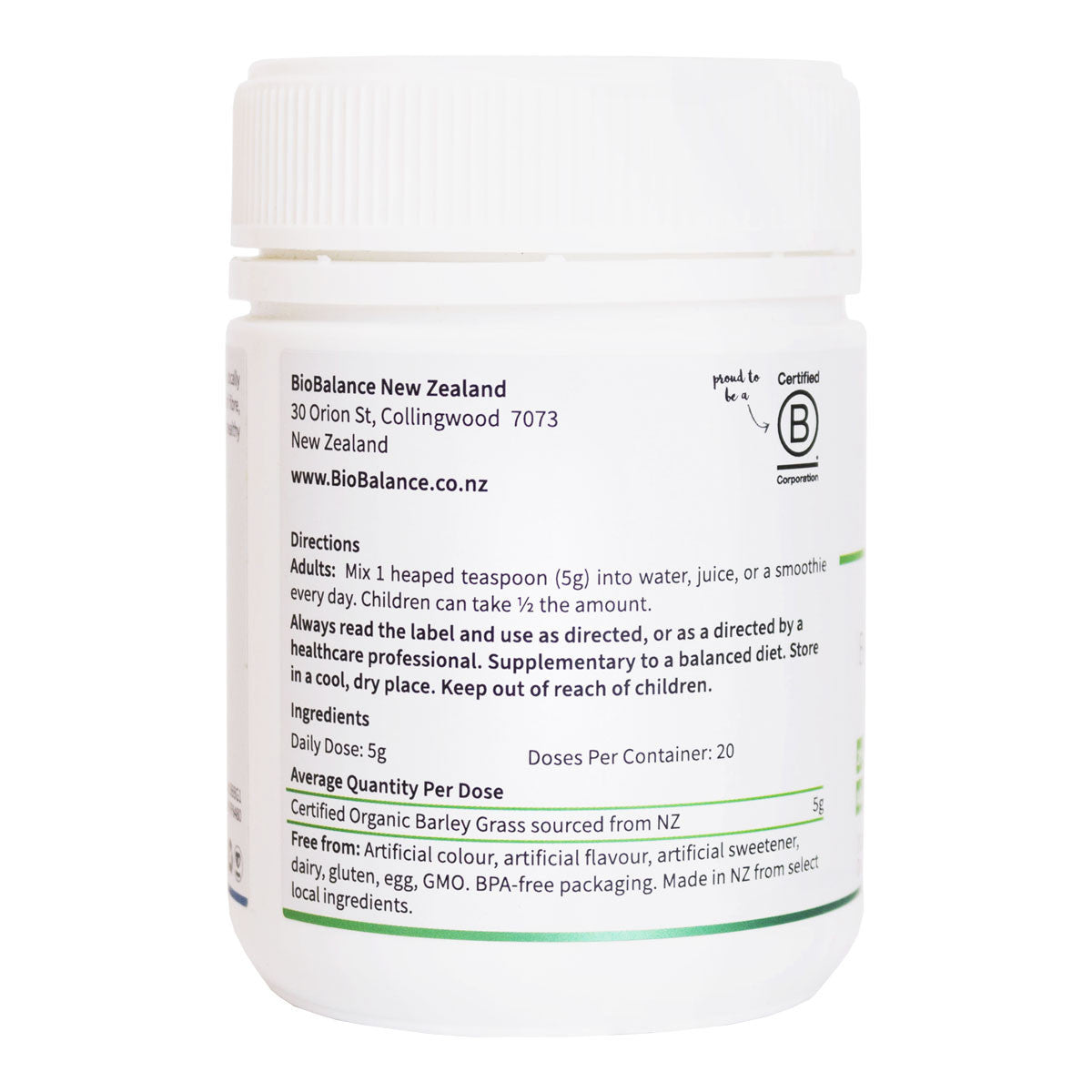 BioBalance Certified Organic - Barley Grass Powder _2