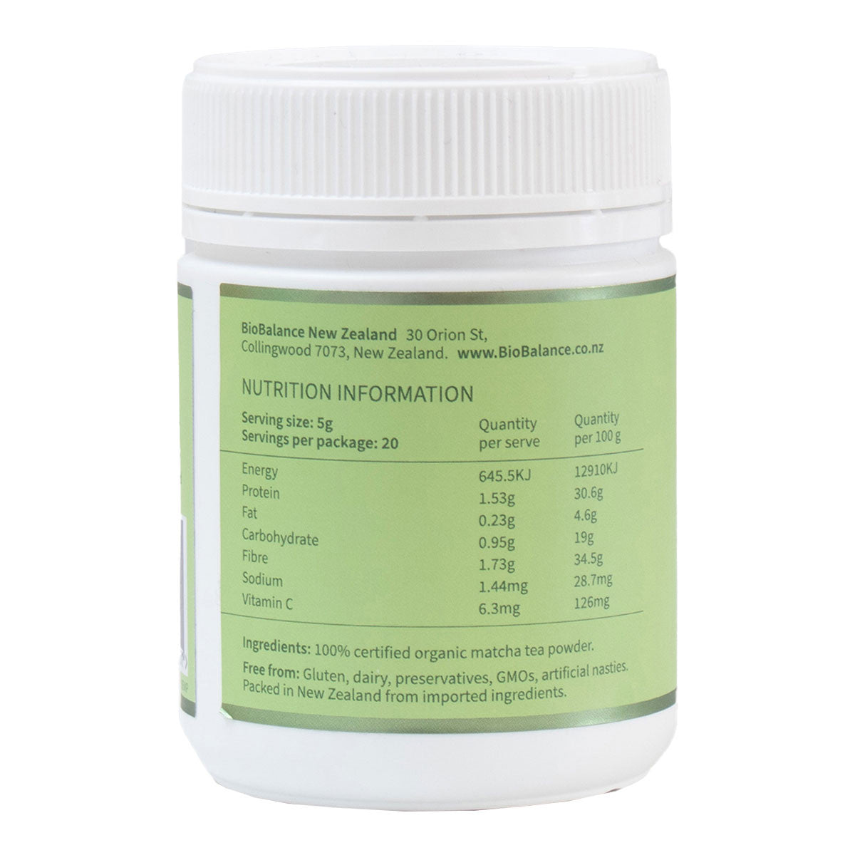 BioBalance Certified Organic Matcha Powder _2