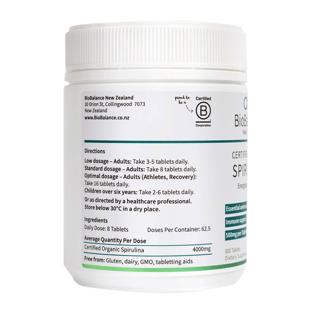 BioBalance Certified Organic Spirulina Tablets 500mg_2
