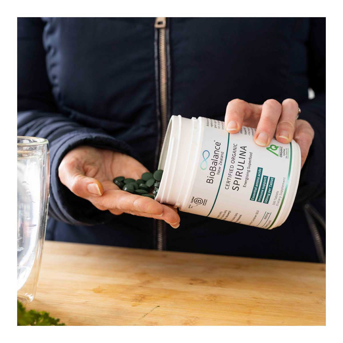 BioBalance Certified Organic Spirulina Tablets 500mg _3