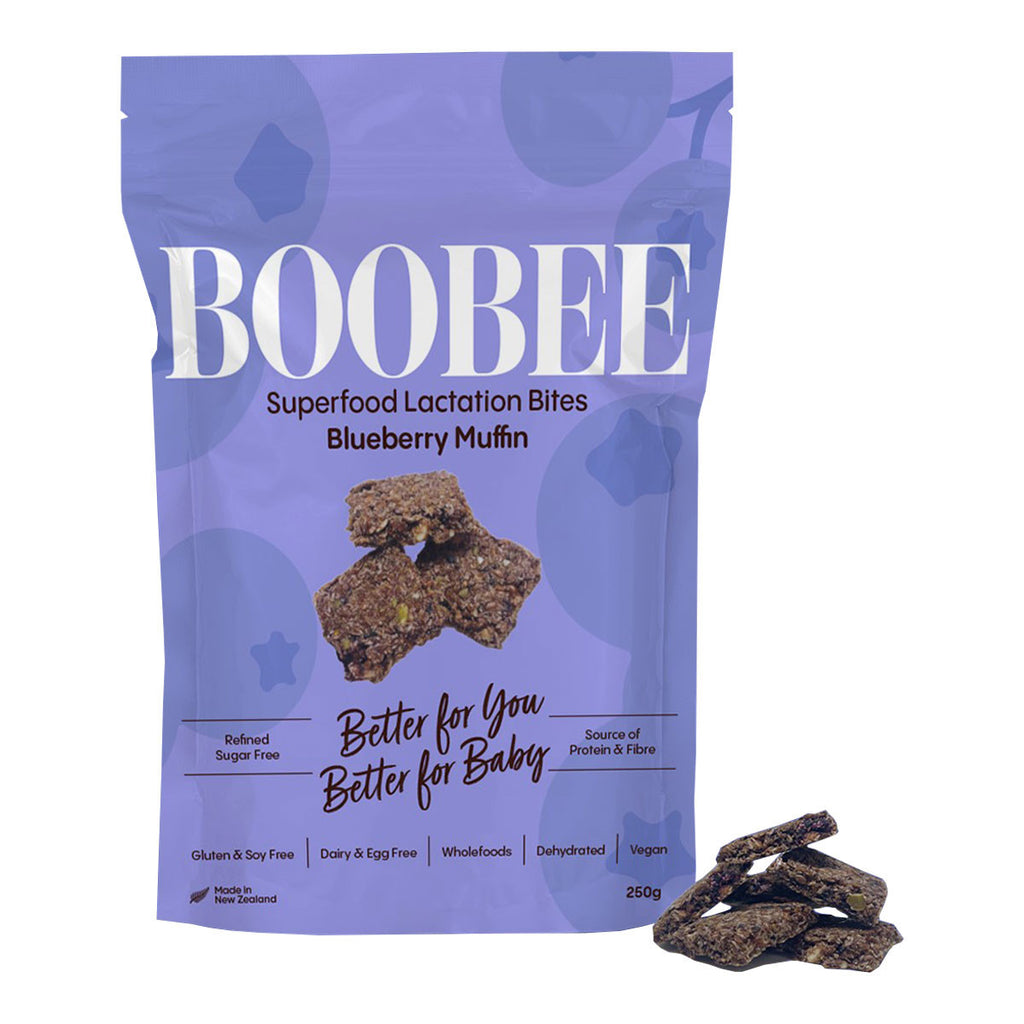 BOOBEE Superfood Lactation Bites - Blueberry Muffin _1