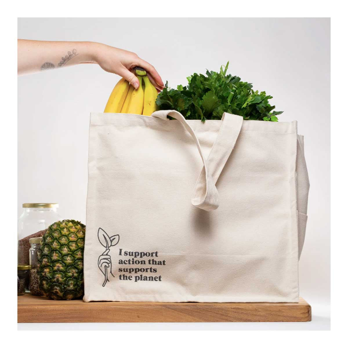 CaliWoods Grocery Tote Bag _2