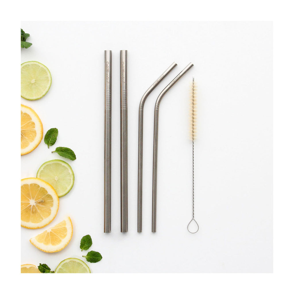 CaliWoods Reusable Metal Straws Mixed Pack_2