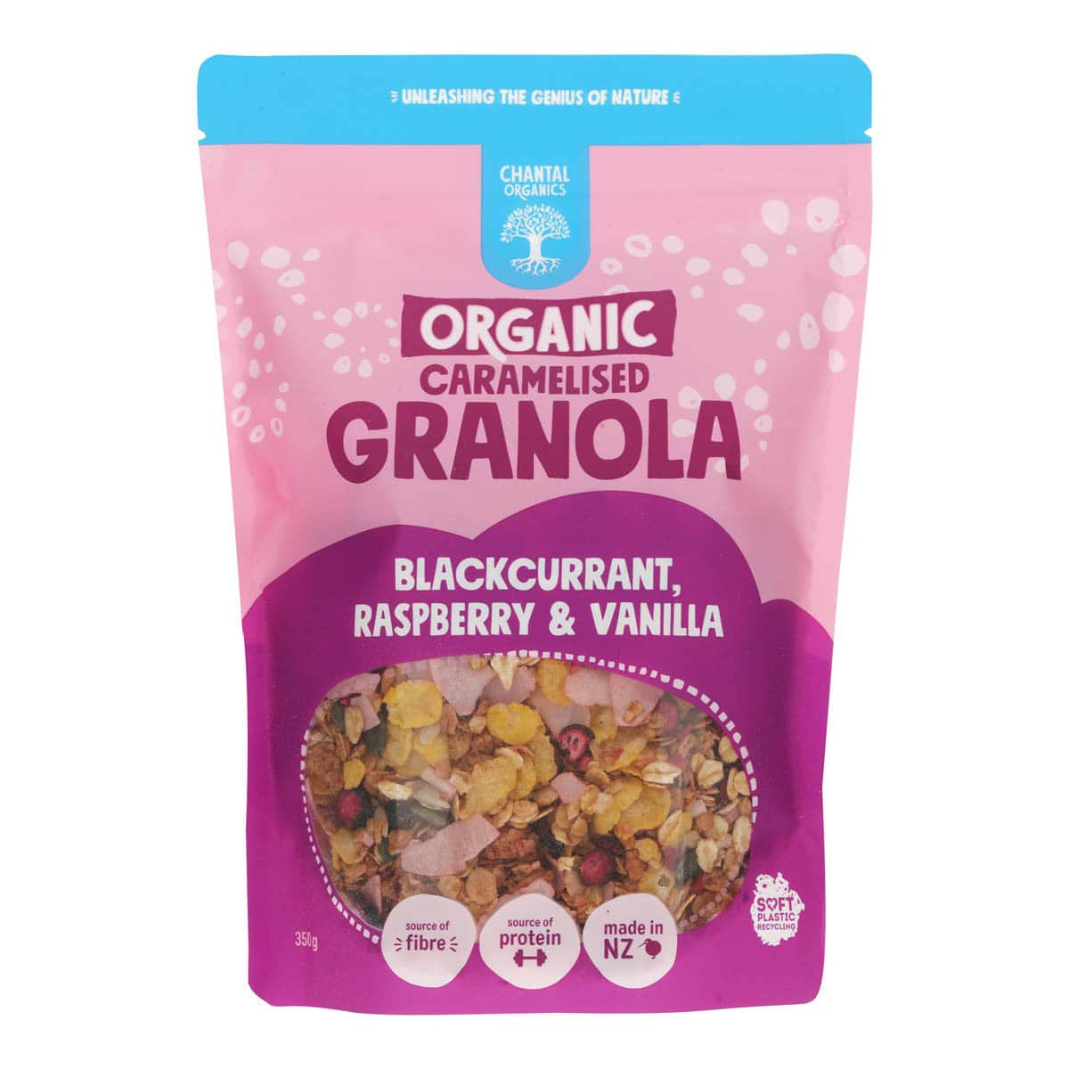 Chantal Organics Blackcurrant, Raspberry & Vanilla Granola _1