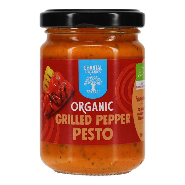 Organic Grilled Pepper Pesto