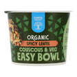 Organic Spicy Lentil Couscous & Veg Easy Bowl