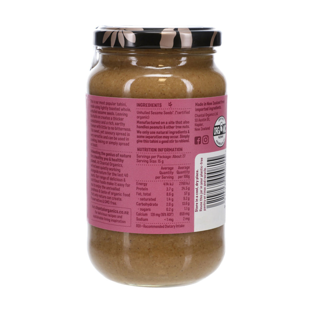 Chantal Organics Organic Tahini Whole Sesame Seeds_2