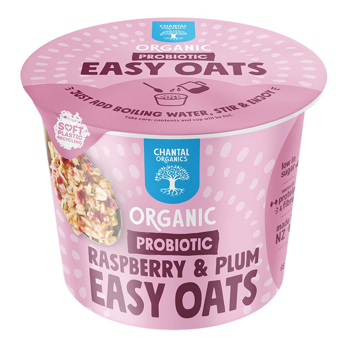 Chantal Organics Raspberry & Plum Easy Oats _1