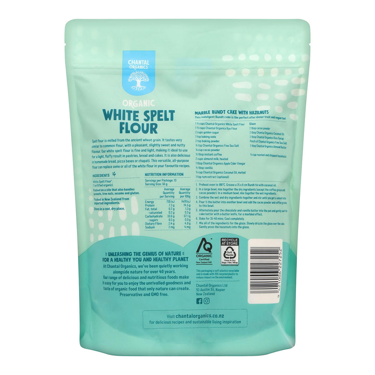 Chantal Organics White Spelt Flour_2