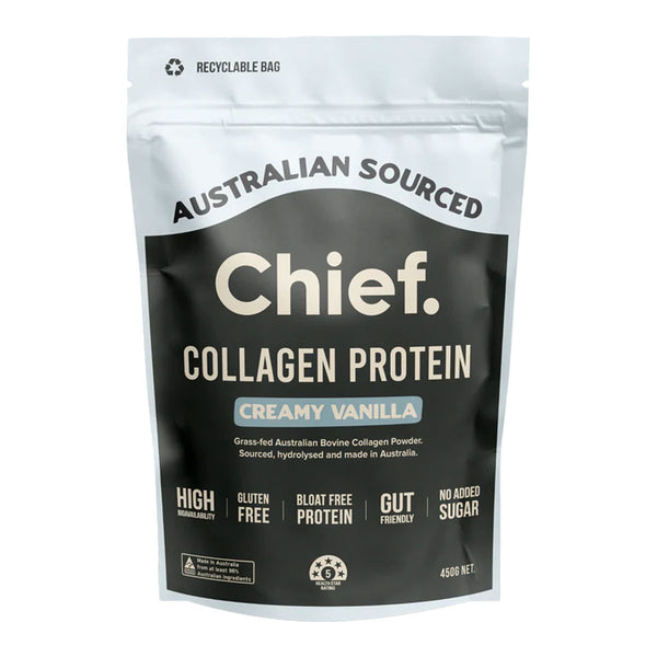 Grass-Fed Collagen Protein Powder - Creamy Vanilla