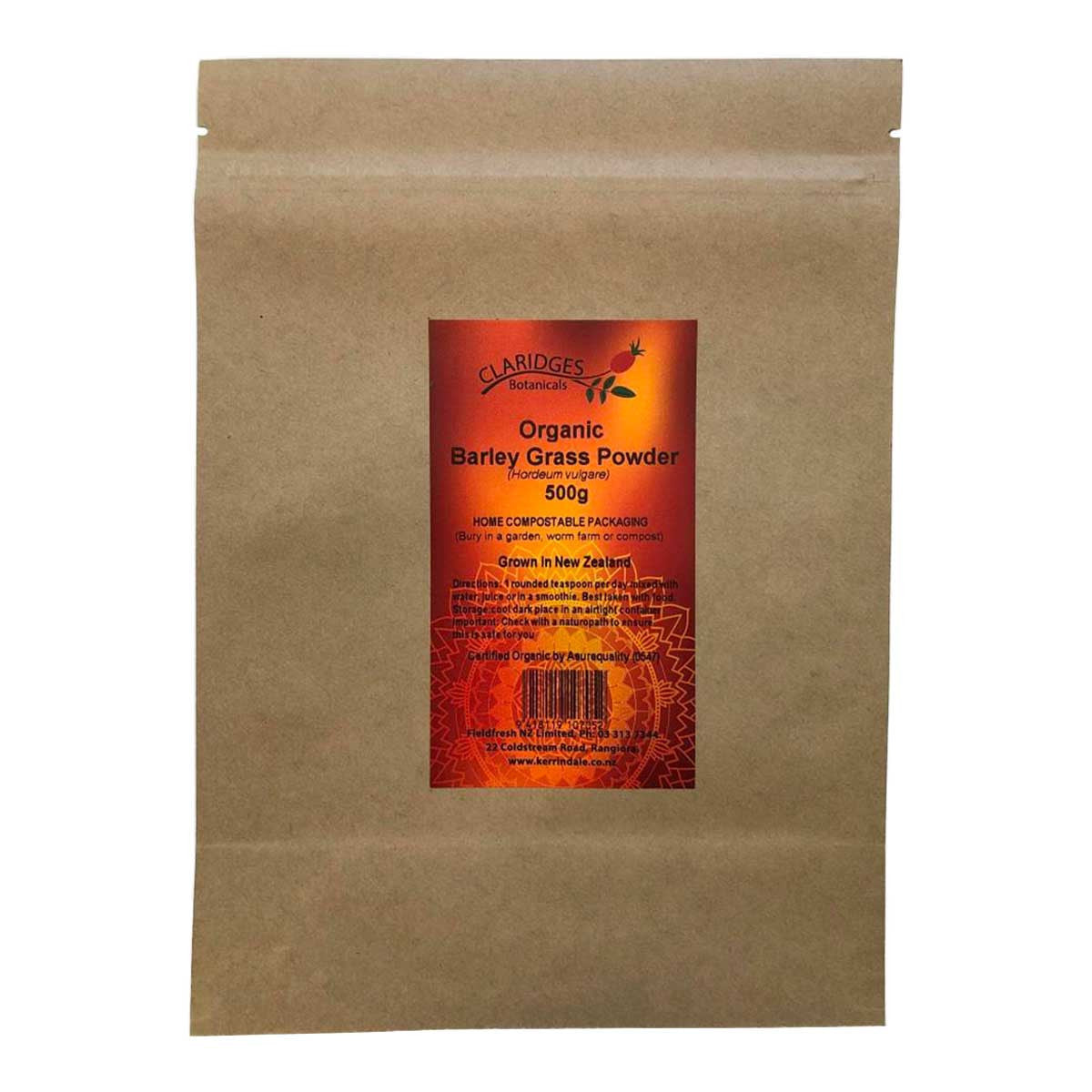 Claridges Botanicals Barley Grass Powder - certified organic_2