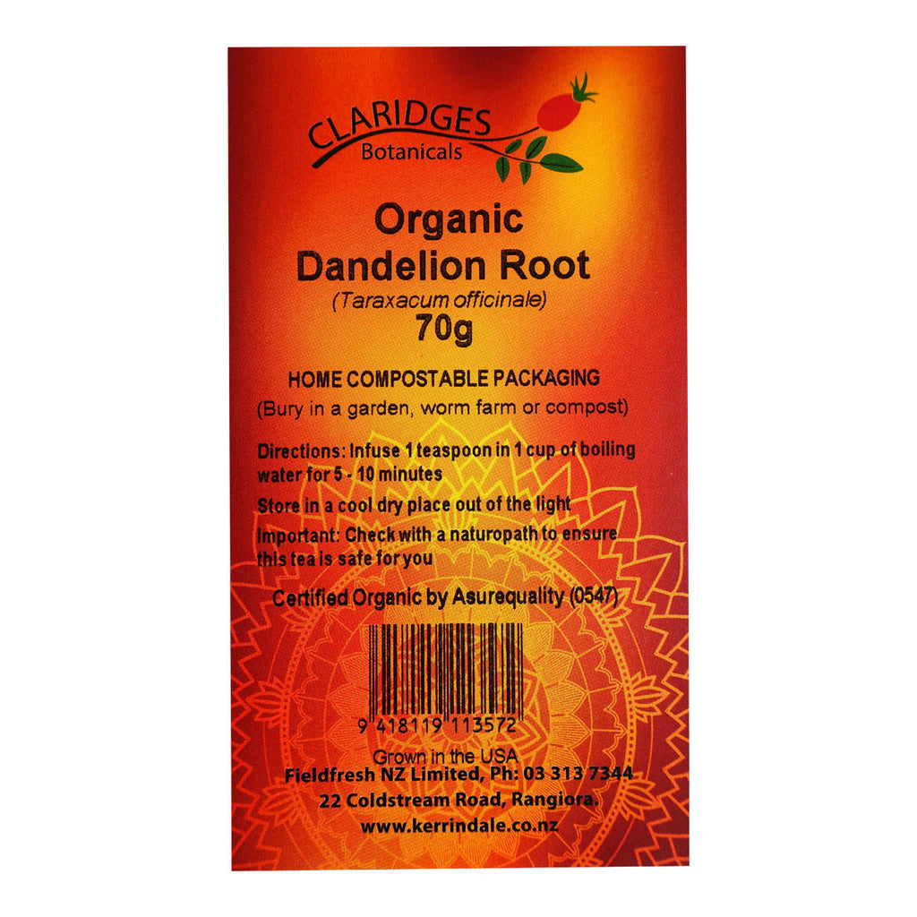 Claridges Botanicals Dandelion Root Tea - Loose Organic_1