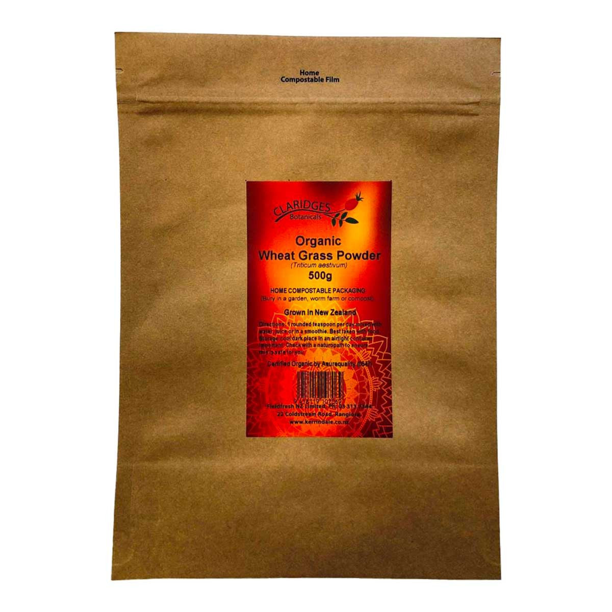 Claridges Botanicals Wheat Grass Powder - Certified Organic_2