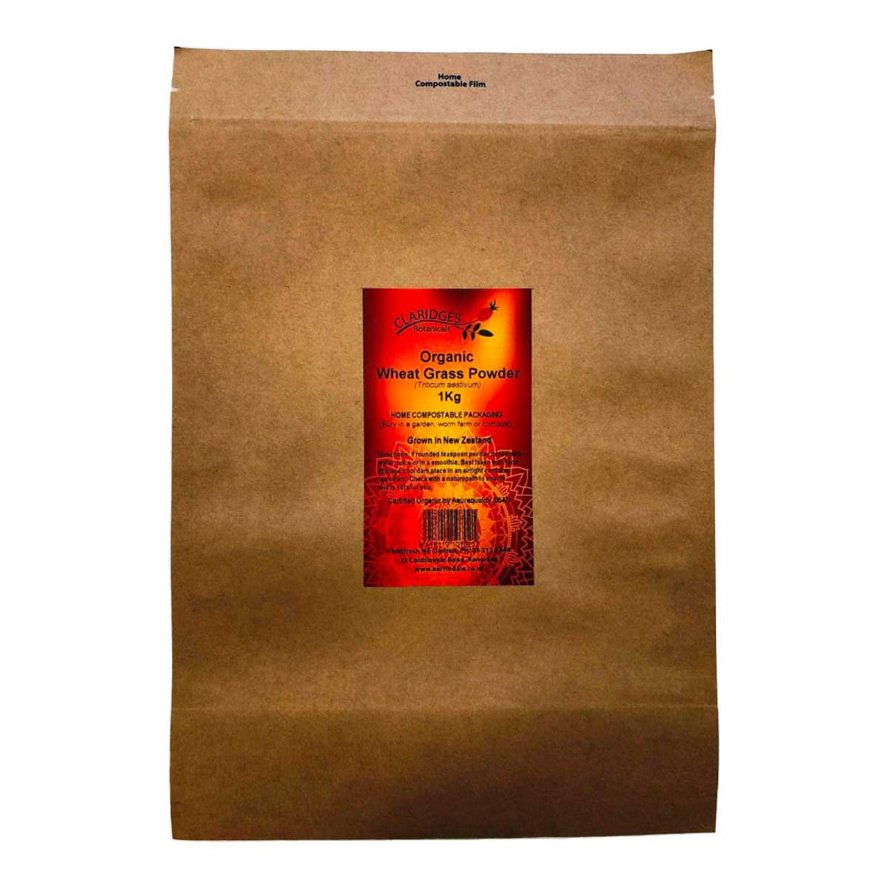 Claridges Botanicals Wheat Grass Powder - Certified Organic_3