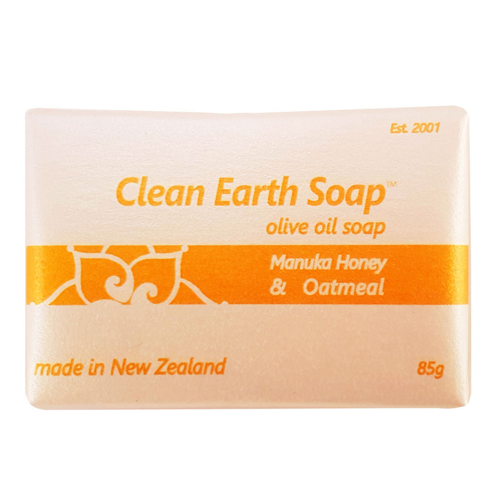Clean Earth Soap Manuka Honey and Oatmeal Bar_1