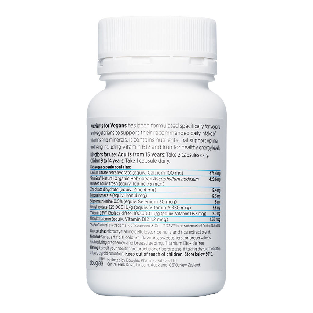 Clinicians Nutrients for Vegans _2