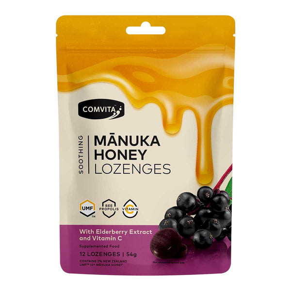 Manuka Honey Lozenges - Elderberry