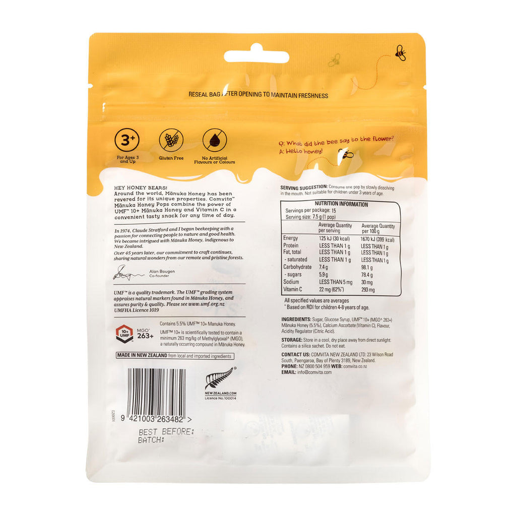 Comvita Soothing Manuka Honey Pops Variety Pack_2