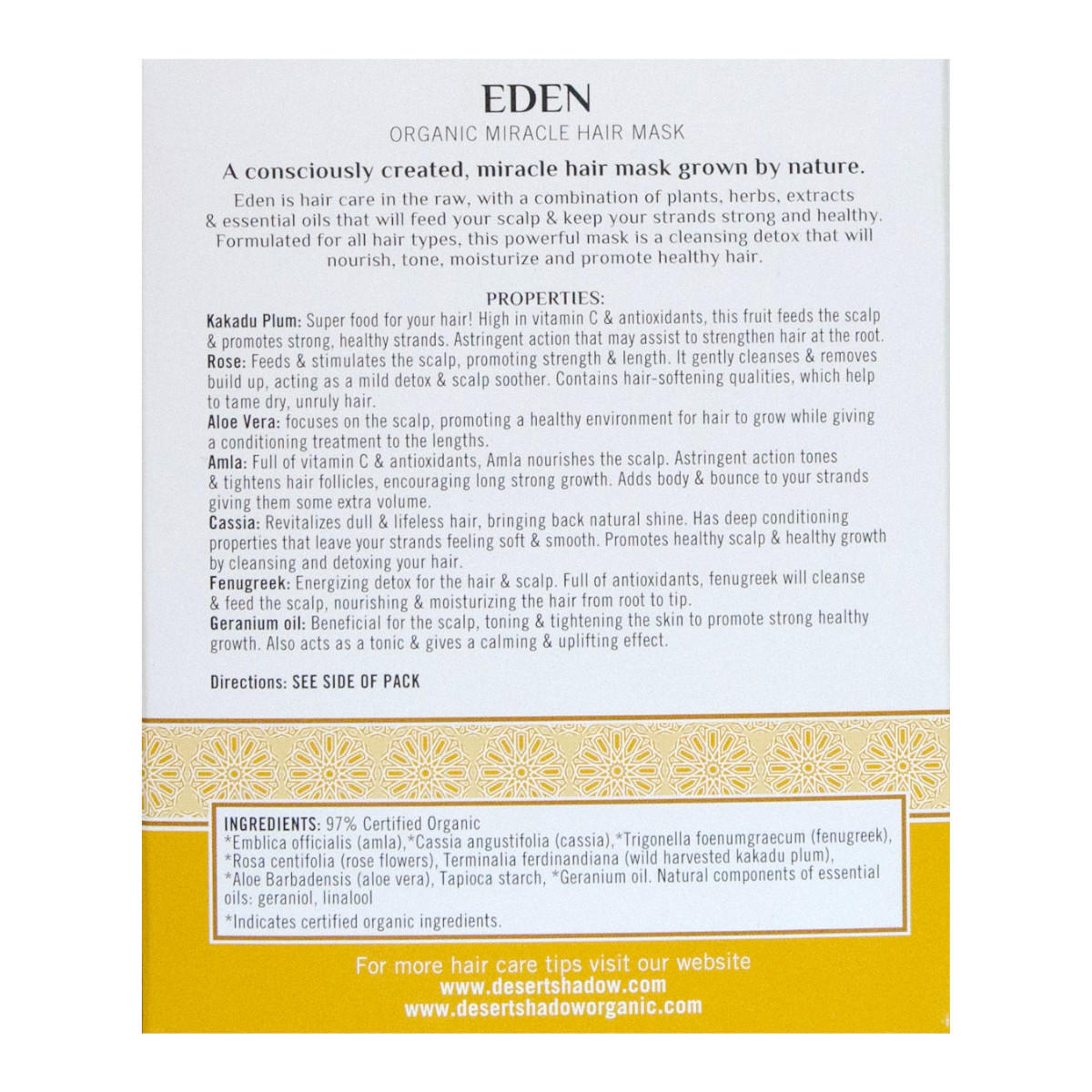 Desert Shadow Eden Organic Miracle Hair Mask_2