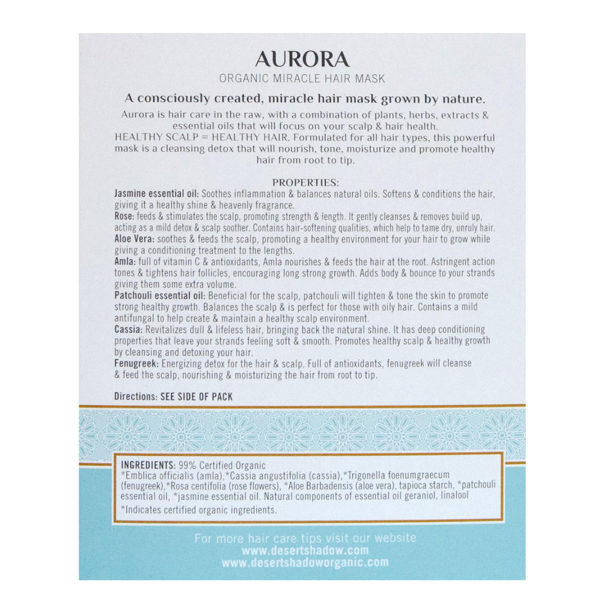 Desert Shadow Organic Miracle Hair Mask_2