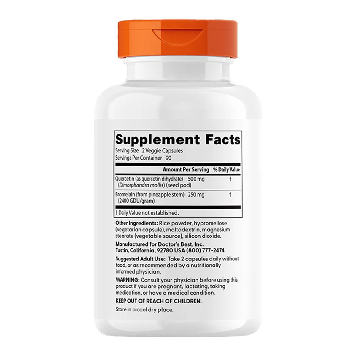 Doctor's Best Quercetin Bromelain _2