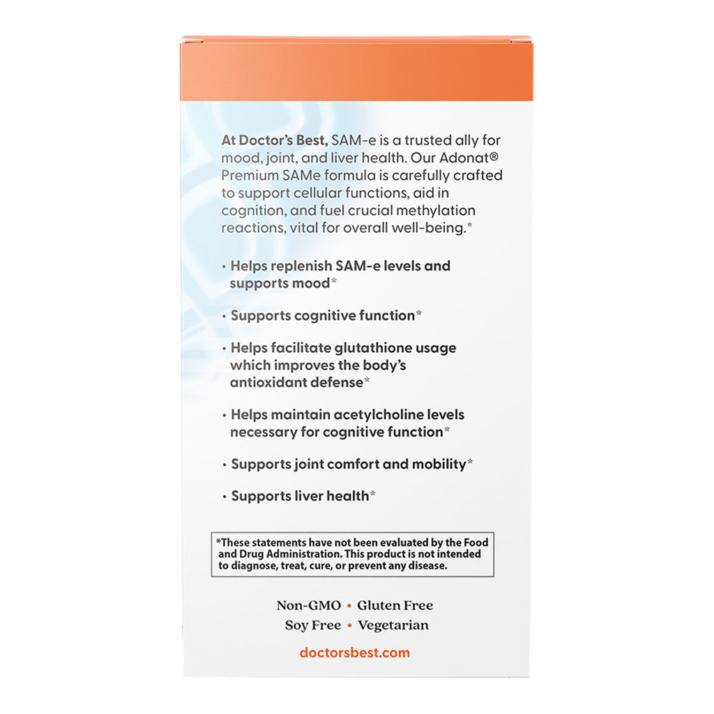 Doctor's Best SAMe 400mg Double Strength _2