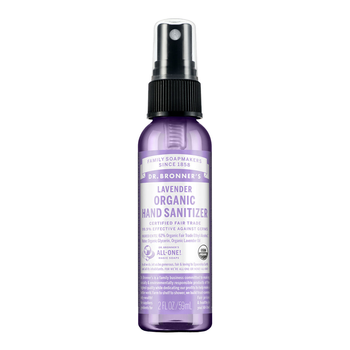 Dr Bronner's Lavender Hand Sanitizer _1