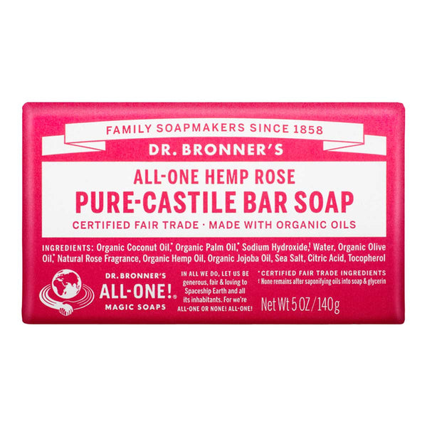 Pure-Castile Magic Bar Soap - Rose