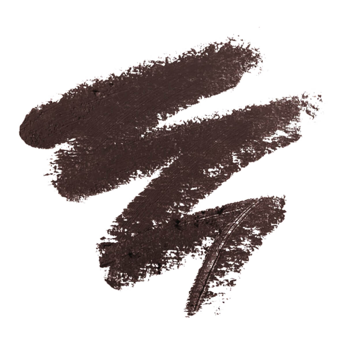 Brown makeup swatch on a white background.