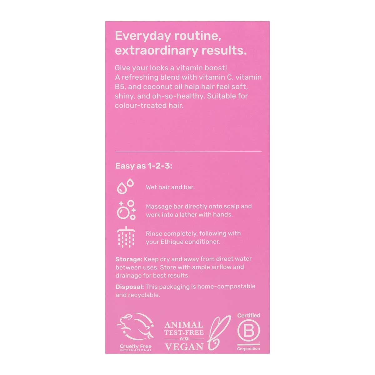 Ethique Everyday Shine Solid Shampoo for All Hair Types _5