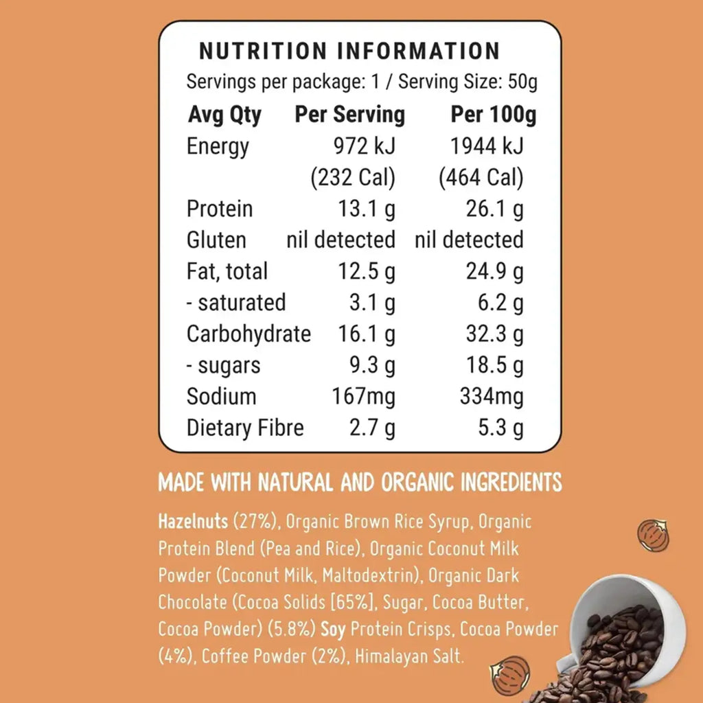 Hazelnut Mocha Protein Bar