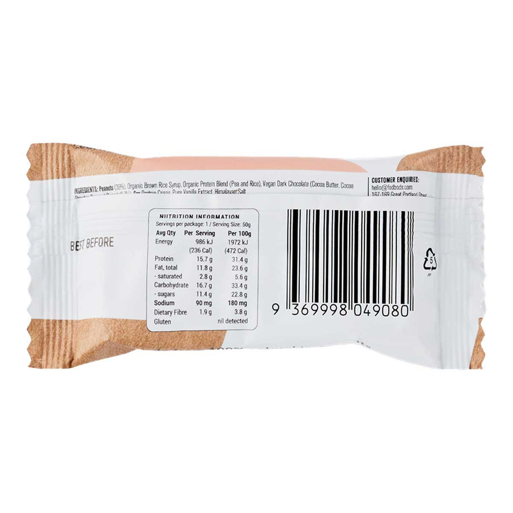 FODBODS Peanut Choc Chunk Protein Bar _2