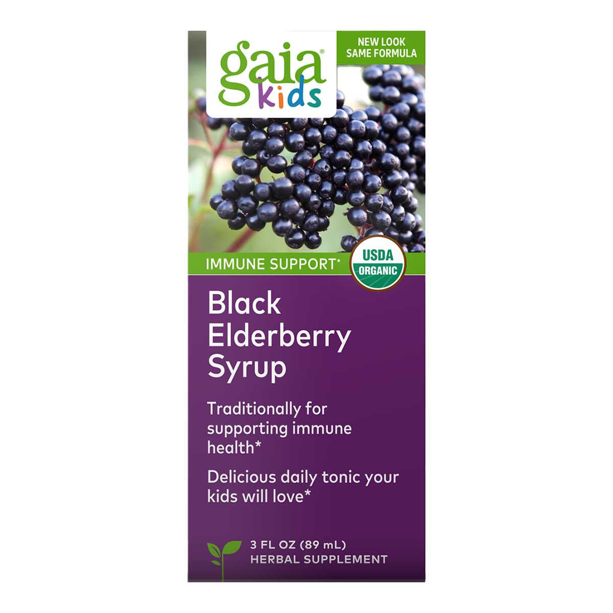 Gaia Herbs GaiaKids Black Elderberry Syrup_2