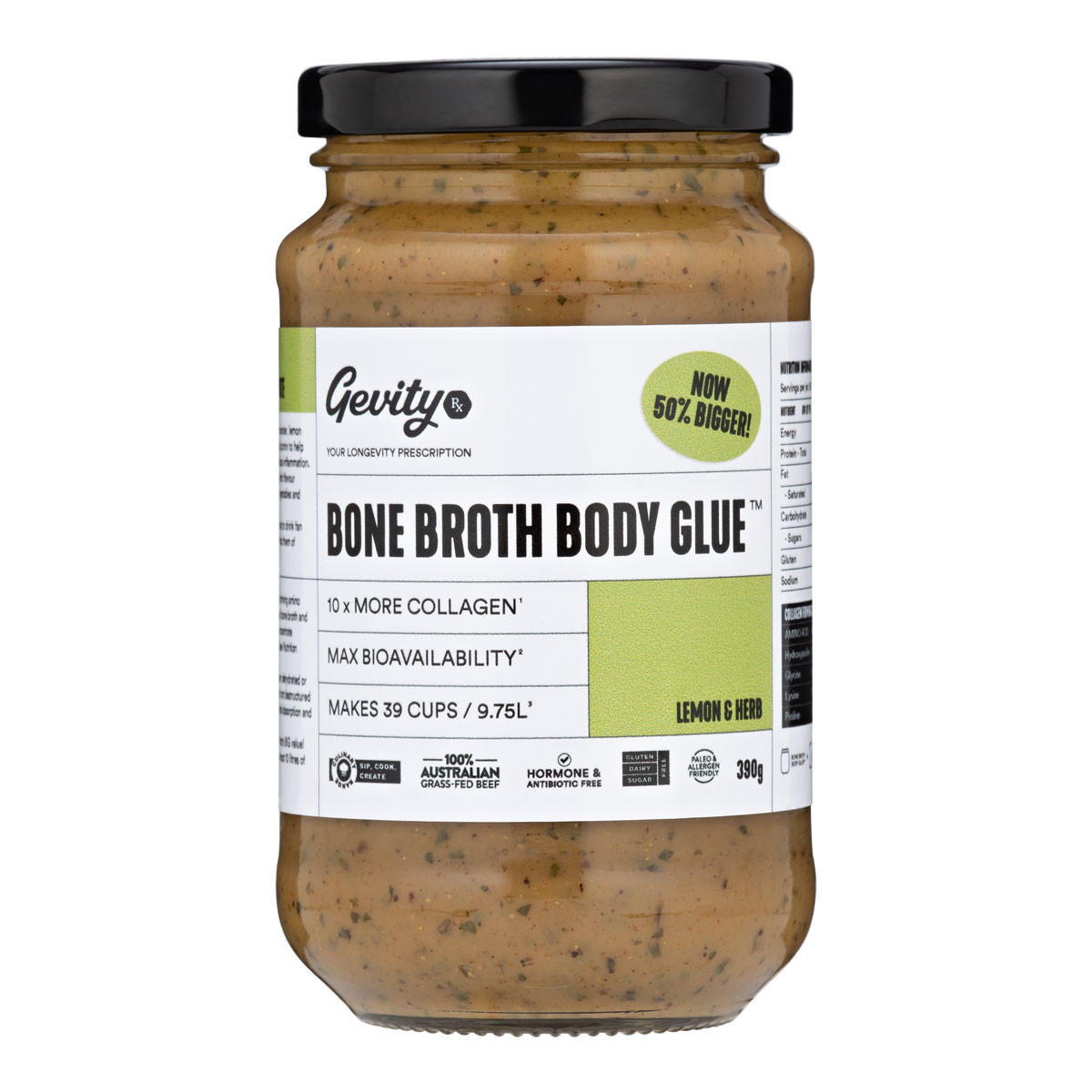 Gevity Bone Broth Body Glue Lemon and Herb_1