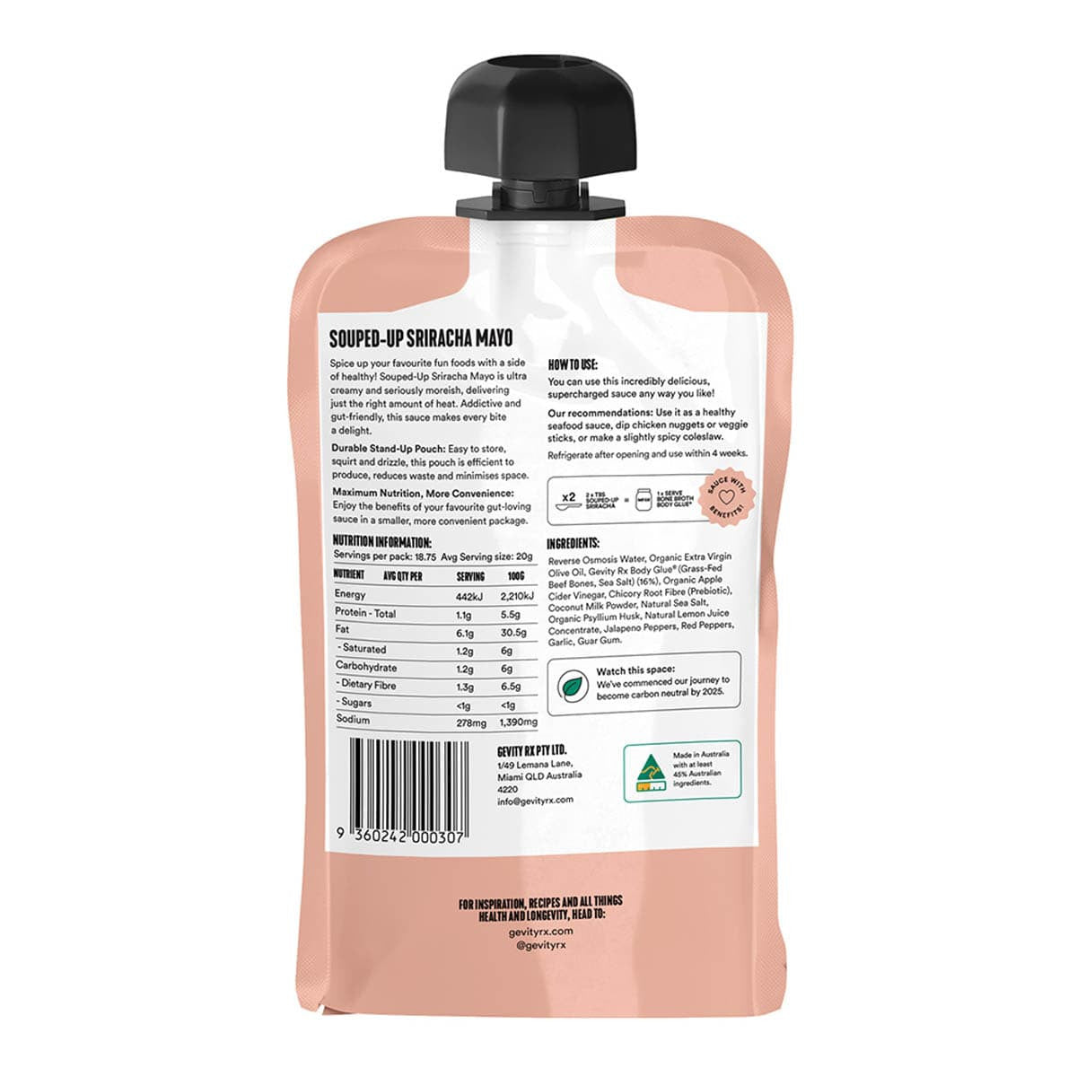Gevity Bone Broth Sauce - Souped-Up Sriracha Mayo _3