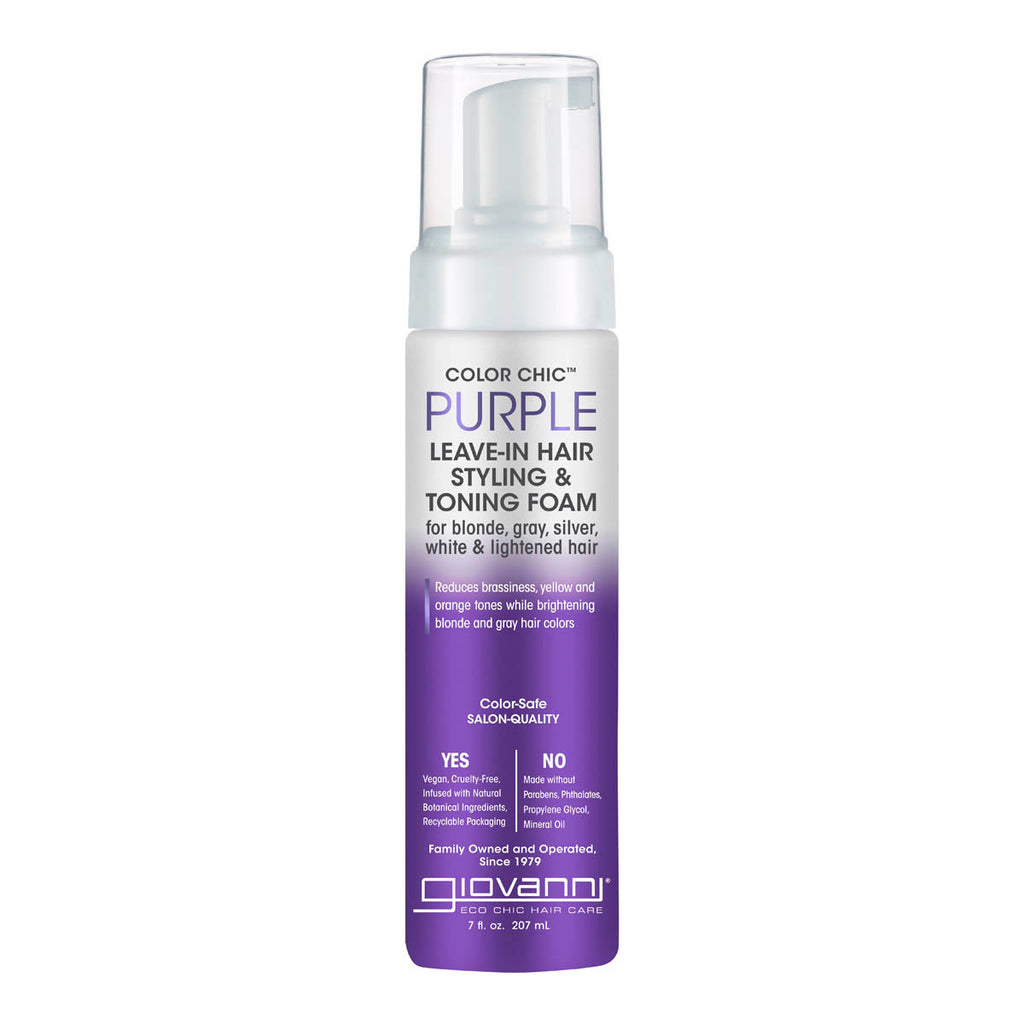 Giovanni Purple Leave-in Styling & Toning Foam _1