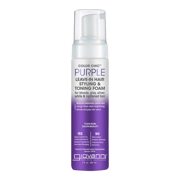 Purple Leave-in Styling & Toning Foam