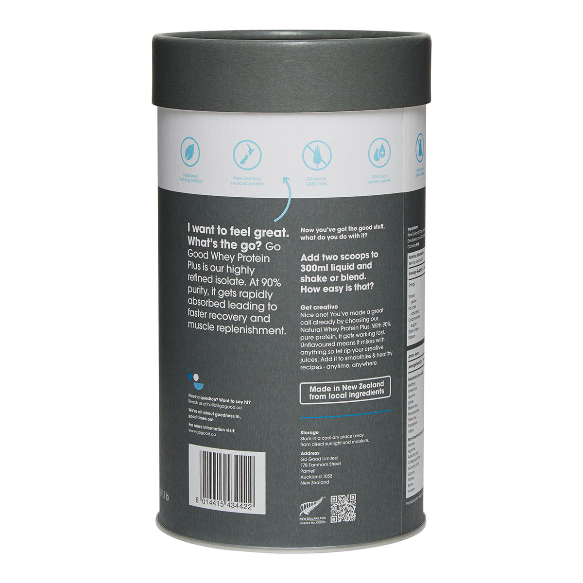 Go Good New Zealand Whey Protein Isolate Unflavoured _2