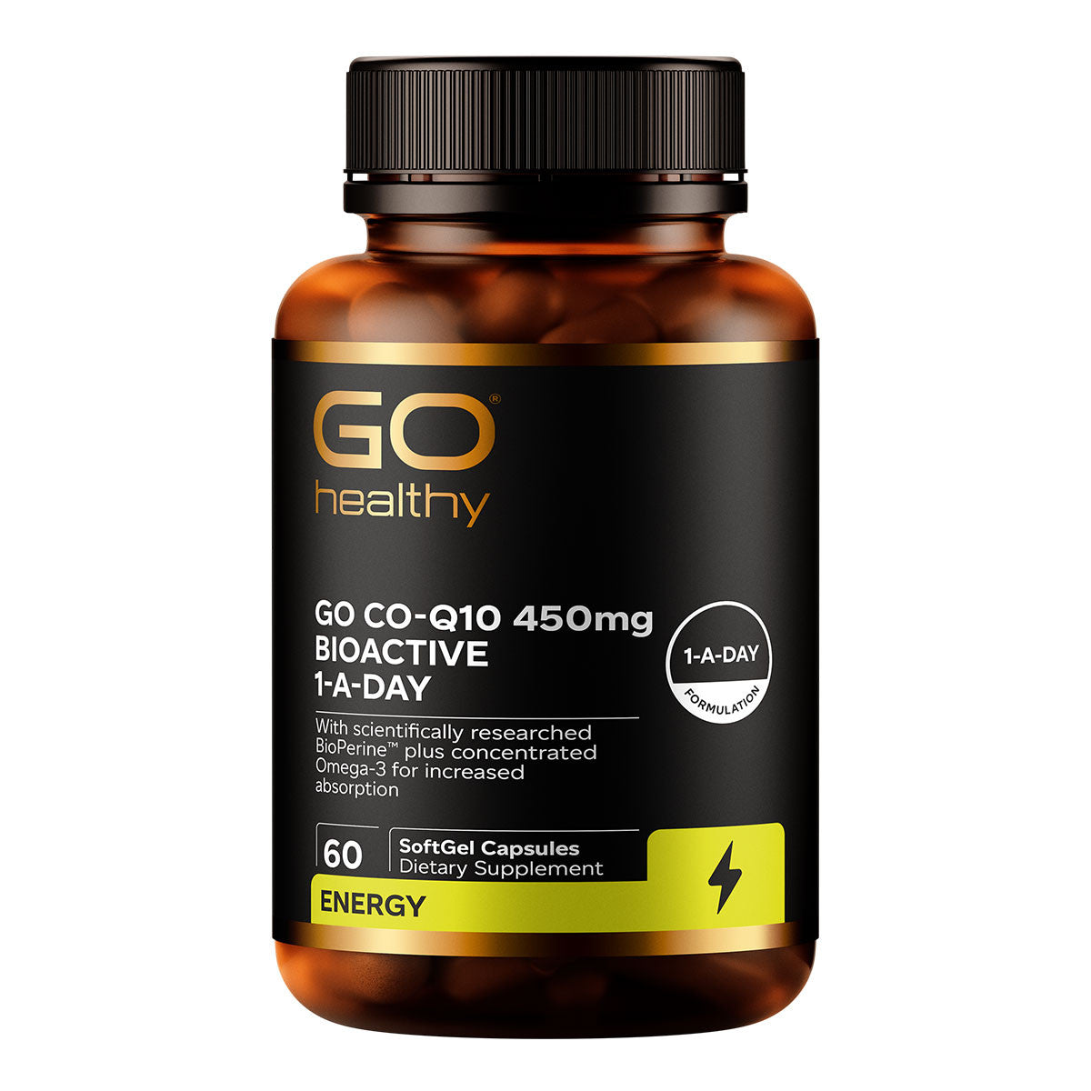 GO Healthy Go Co-Q10 450mg BioActive 1-A-Day _2