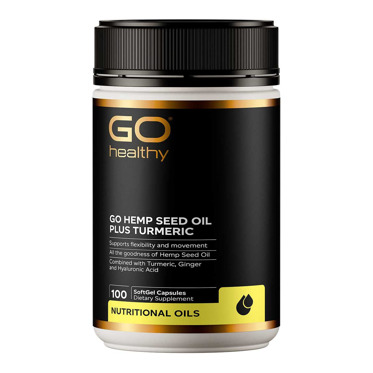 GO Healthy GO Hemp Seed Oil Plus Turmeric _2