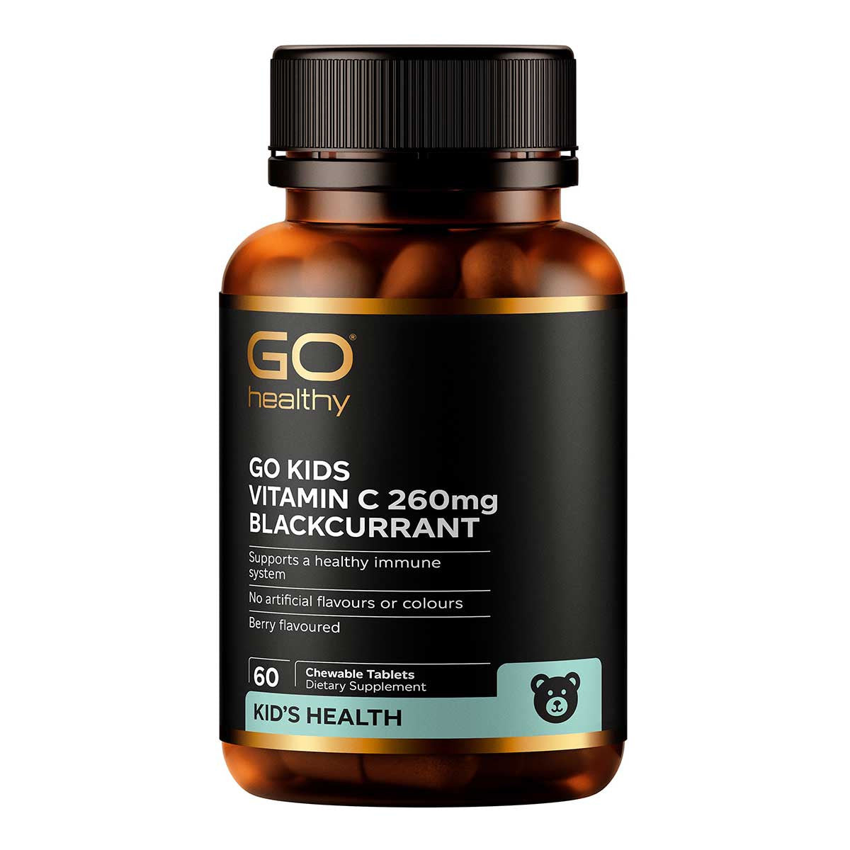 GO Healthy GO Kids Vitamin C 260mg Blackcurrant _1